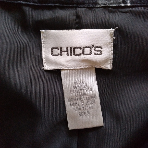 Chico's Abstract print One Button closure blazer, size Chico's 3 (standard L/16) - Picture 5 of 9